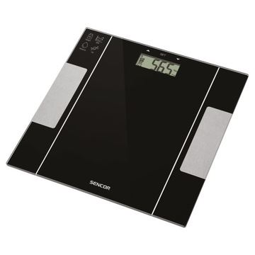 Waga Łazienkowa Sencor SBS5050BK BMI BMR Woda itp.