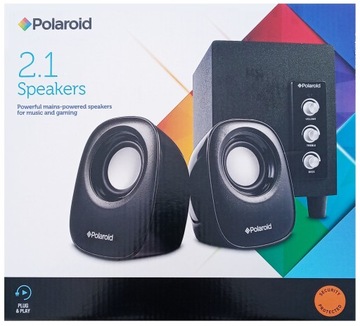 GŁOŚNIKI KOMPUTEROWE POLAROID 2.1 USB ZESTAW PC