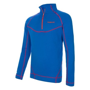 TRANGO bluza męska na rower niebieska ocieplana M
