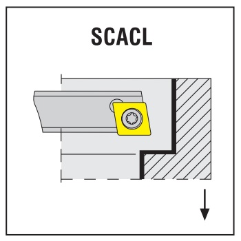 РАСТОЧНОЙ НОЖ SCACR S10C ДЛЯ ПЛАСТИН CCMT 0602 M5