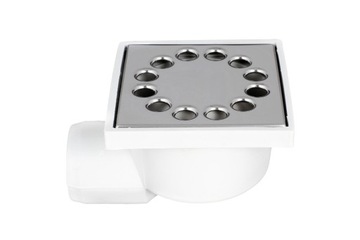 KRATKA ŚCIEKOWA ODPŁYWOWA FI 50 10x10 BOCZNA METAL