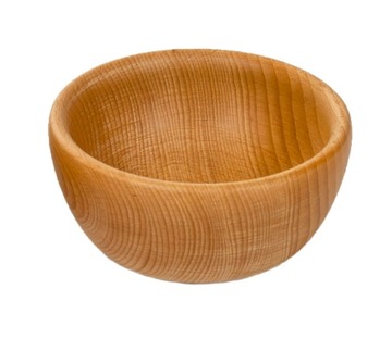 MISKA DREWNIANA bukowa 10cm pojemnik na owoce