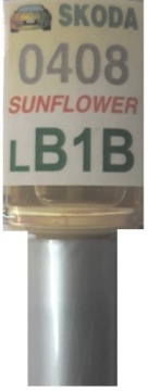 SKODA LB1B 0408 SUNFLOWER LAKIER SAMOCHODOWY ZAPRAWKA DO RYS 10 ML ARA