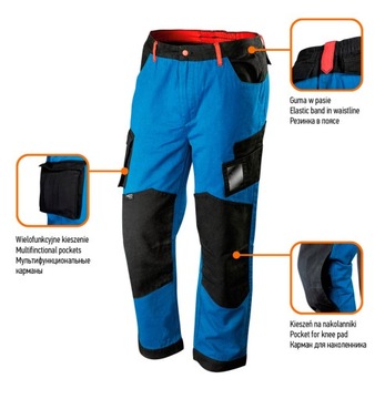 Spodnie robocze HD , rozmiar XL NEO 81-225-XL