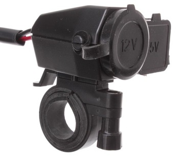 РАЗЪЕМ ПРИкуривателя для мотоцикла, 2 USB-навигатора для телефона, GPS