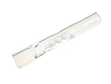 Lufka fifka szklana z kulkami 10cm 5-0030