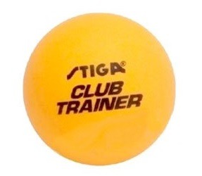 Piłeczki do tenisa STIGA CLUB TRAINER 72 szt żółta