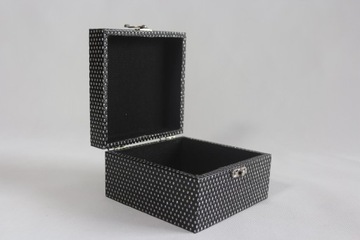 Шкатулка-шкатул ЧЕРНЫЙ 14X14X8 см