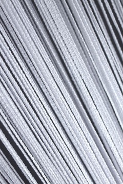 BIAŁA FIRANA MAKARON 250x290 cm siatka nitki tunel
