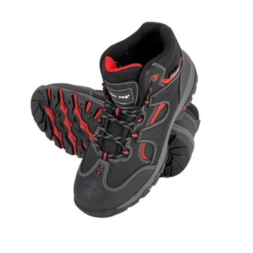 Buty robocze BHP czarno czerwone LahtiPro 42