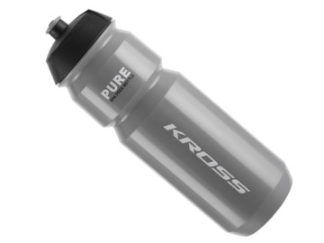 БУТЫЛКА ДЛЯ ВЕЛОСИПЕДА 750 мл KROSS Серая велосипедная бутылка для воды