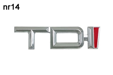Эмблема значка AUDI TDI № 14