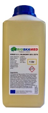 KWAS MLEKOWY 80% 1 litr Spożywczy BIOSKAMED