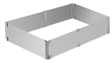 RANT BLACHA FORMA REGULOWANA OPASKA DO PIECZENIA CIASTA BISZKOPTU 38x46cm