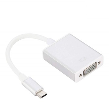 Kabel Adapter z USB-C USB 3.1 Typ C do VGA