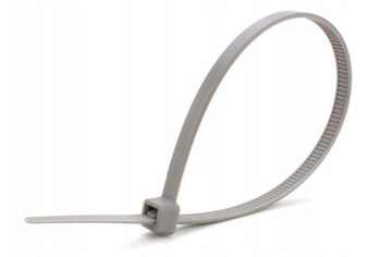 100 ШТ. ЗАЖИМЫ КАБЕЛЬНЫЕ Стяжки СВЯЗКИ СЕРЫЕ СВЯЗИ 2,5X150 мм