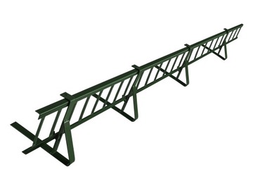 Płotek 1,5m 4 uchwyty kolor do papy bitumicznej