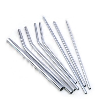 8 многоразовых соломинок, экологически чистые металлические трубки + очиститель