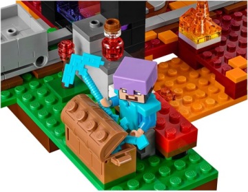 LEGO MINECRAFT 21143 ПОРТАЛ В НИЖНИЙ АД 24Ч