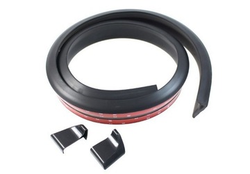 СПОЙЛЕР УНИВЕРСАЛЬНЫЙ, ЧЕРНЫЙ МАТОВЫЙ, 150 см