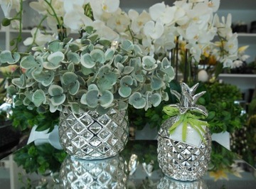 Ароматическая свеча серая мята H16