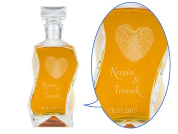 ГРАФИН С ГРАВИРОВКОЙ СВАДЕБНЫЙ ПОДАРОК ​​ДЛЯ НОВЫХ ПАР