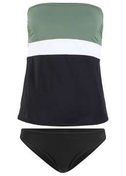 O3967 TANKINI PLAŻOWE ODPINANE RAMIĄCZKA r.42