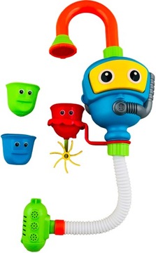 ZABAWKA DO KĄPIELI ROBOT PRYSZNIC KUBECZKI POMPKA