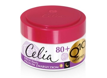 CELIA Q10 WITAMINY- KREM TŁUSTY Z ELASTYNĄ 80+