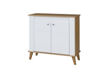 Komoda SZAFKA do salonu BIAŁA DĄB GRAND 94cm SN-11