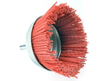 SZCZOTKA NA WIERTARKĘ NYLONOWA DOCZOŁOWA 100MM