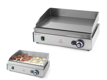 ELEKTRYCZNA PŁYTA GRILLOWA GŁADKA 2,4kW INOX