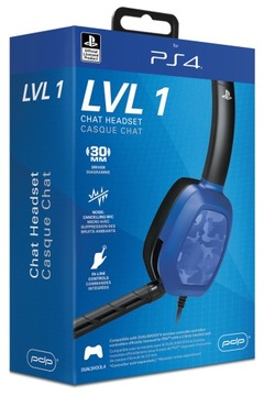 Наушники PDP PS4 LvL.1 SONY CAMO BLUE — LVL 1