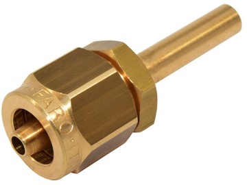 СОЕДИНИТЕЛЬ ТРУБ ПВХ FARO 6 мм (DN5), ПРЯМОЙ