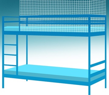 БЕЛАЯ СЕТКА ДЛЯ ДЕТСКОЙ ЯРУСНОЙ КРОВАТИ 120 см