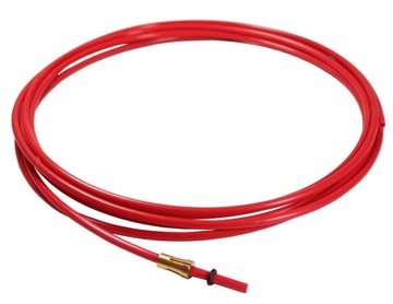 WKŁAD TEFLONOWY 3m do drutu ALU 1,0-1,2mm CZERWONY