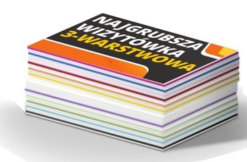WIZYTÓWKI dwustronne MULTILOFT 3-Warstwy 50 sztuk
