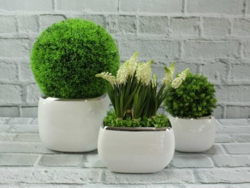 Керамическая ваза «Белая волна» от DEcodomi