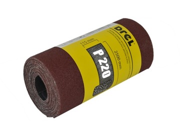 Наждачная бумага Drel Cloth в рулоне 2,5м 115мм Р220