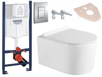STELAŻ GROHE WC MEXEN SOFIA RIMLES DESKA DUROPLAST