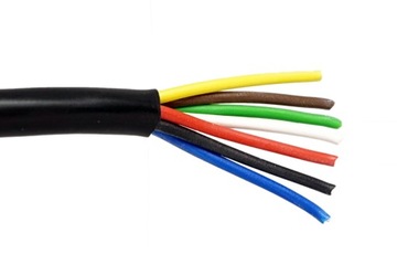 Przewód kabel 7 żył żyłowy YLYs 6x1+1,5 mm lawety