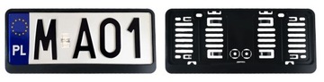 РАМКА ДЛЯ МАЛЕНЬКИХ НОМЕРНЫХ ЗНАКОВ 305х114мм США ЯПОНИЯ ДЛЯ НОМЕРНЫХ ЗНАКОВ