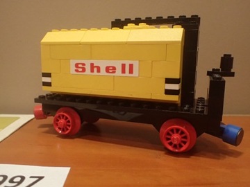 LEGO TRAIN 4.5V : 136 — Вагон LegoTanker (ракушка)