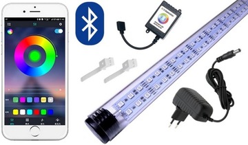 Świetlówka LED RGB akwarium BLUETOOTH 70cm II