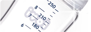 LOVI DIAMOND СТЕКЛЯННАЯ БУТЫЛКА 250 мл + соска