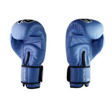 BELTOR VICTOUS RĘKAWICE BOKSERSKIE TRENINGOWE NIEBIESKIE 16OZ