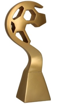 STATUETKA ODLEWANA ZŁOTA PIŁKA NOŻNA 23cm GRAWER