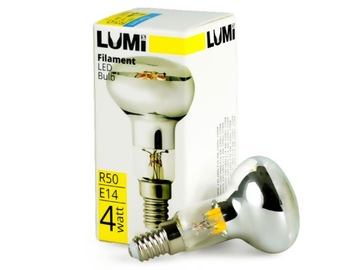 Żarówka Led filament grzybek 230V E14 R50 4W = 40W