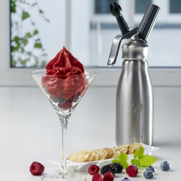 СИФОН ДЛЯ ВЗБЕННЫХ СЛИВ KAYSER, НЕРЖАВЕЮЩАЯ СТАЛЬ, 0,5 Л