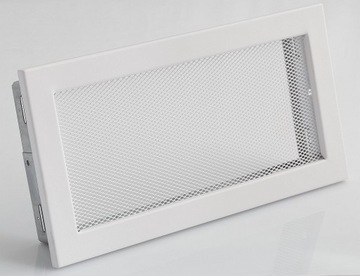 Kratka Ventlab z siatką, bez żaluzji biała 450x240